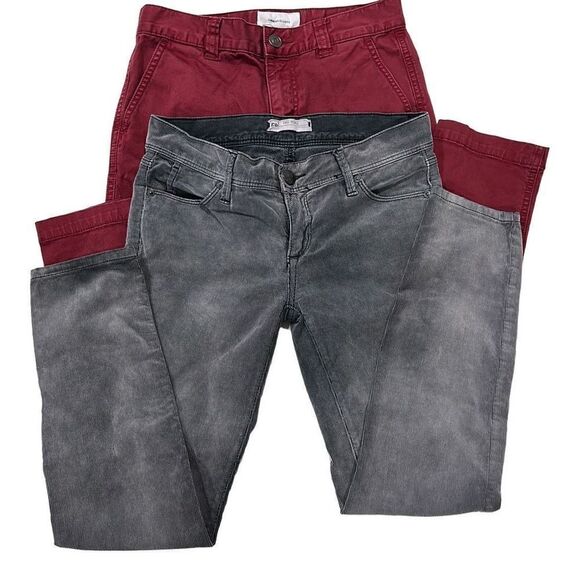 FREE PEOPLE & ANTHROPOLOGIE CURRENT ELLIOTT Jeans Pants Bundle Lot of 2 Size 24” - Picture 1 of 7